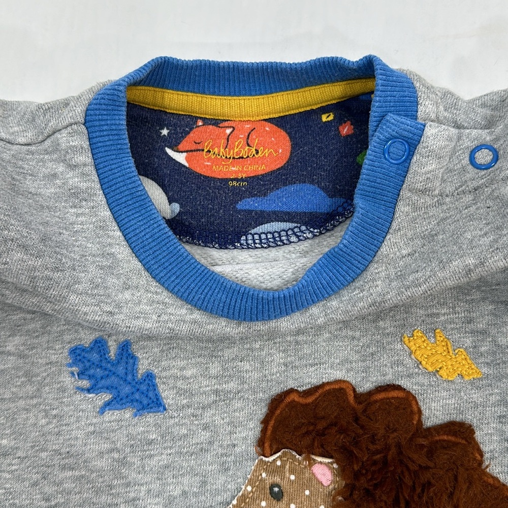 Cute sweatshirt by Baby Boden pre owe, very good condition. - Picture 3 of 5
